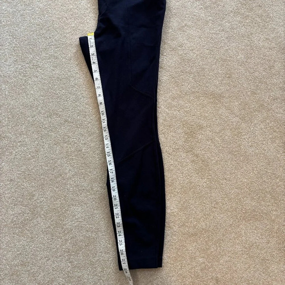 Athleta Ponte Moto 2.0 Pants Leggings Navy Blue - Size 10 - Picture 9 of 10